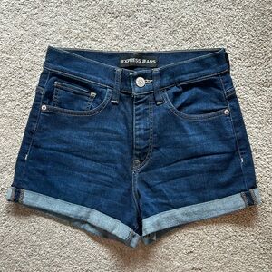 Express extra high rise shorts. 2 inch inseam.